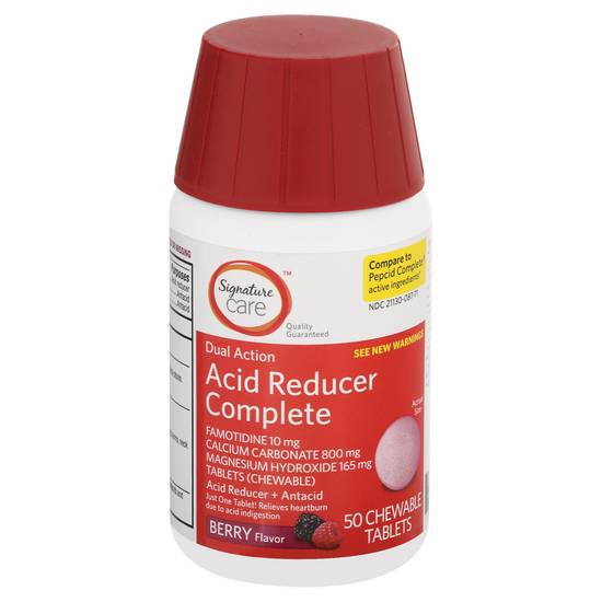 Signature Care Berry Flavor Acid Reducer Complete (50 ct)