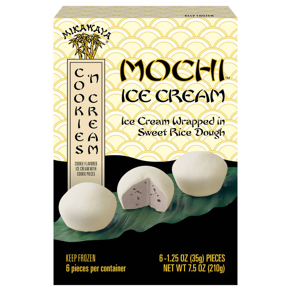 Mikawaya Cookies 'N Cream Mochi Ice Cream (9 oz)