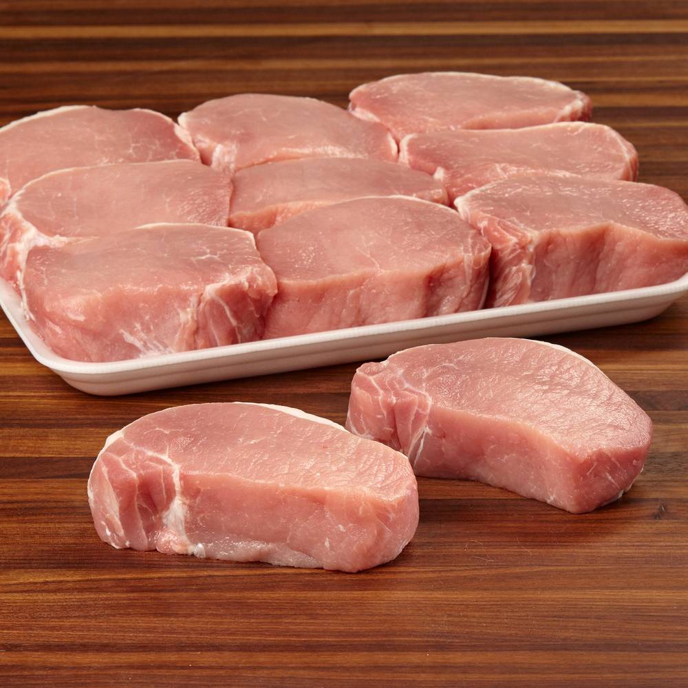 Kirkland Signature Pork Loin Top Loin Chops Boneless (93.92 oz, 9 ct)