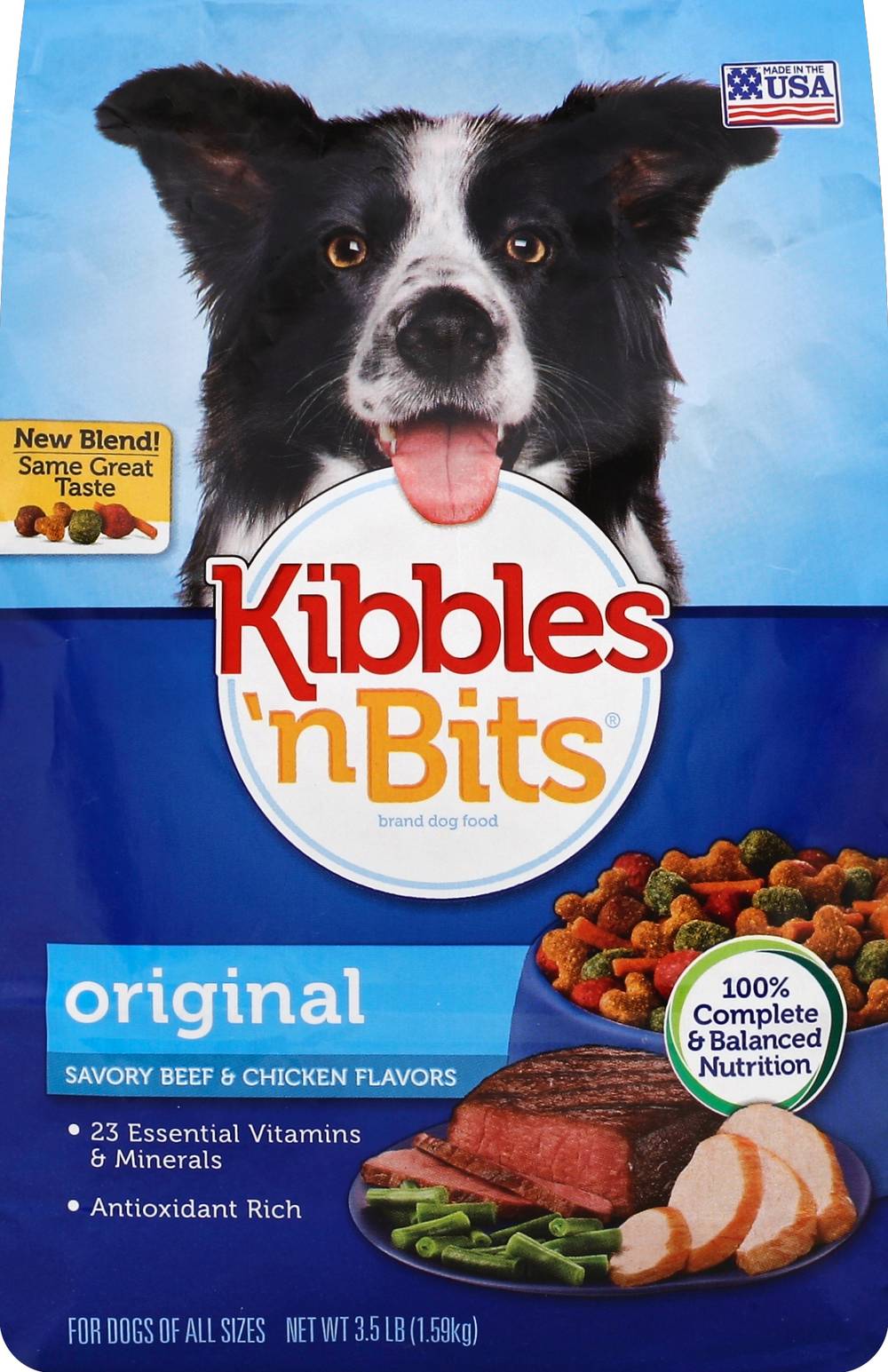 Kibbles 'N Bits Original Dry Adult Dog Food (3.5 lbs)