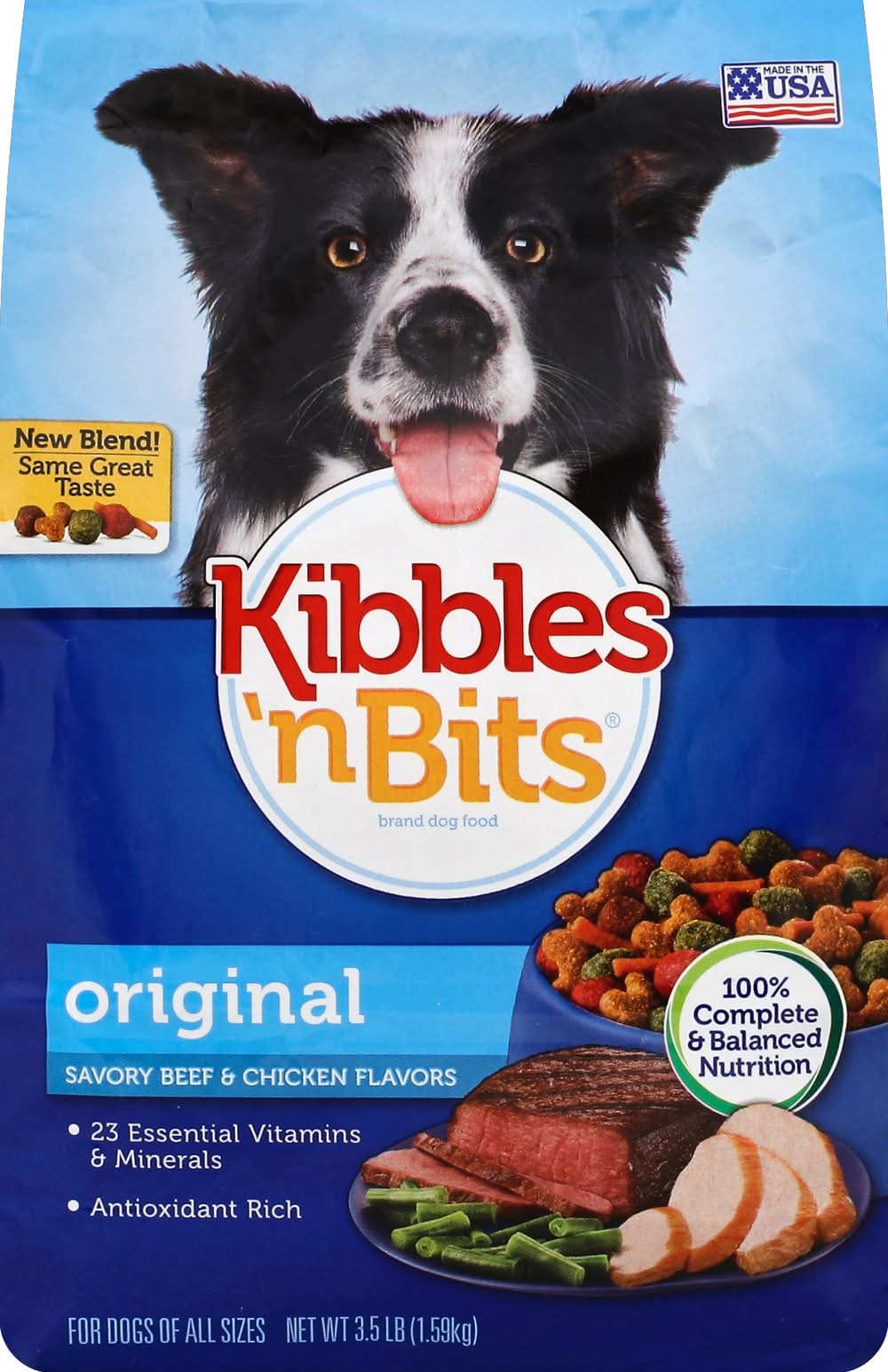 Kibbles 'n Bits Original Dry Adult Dog Food (3.5 lbs)