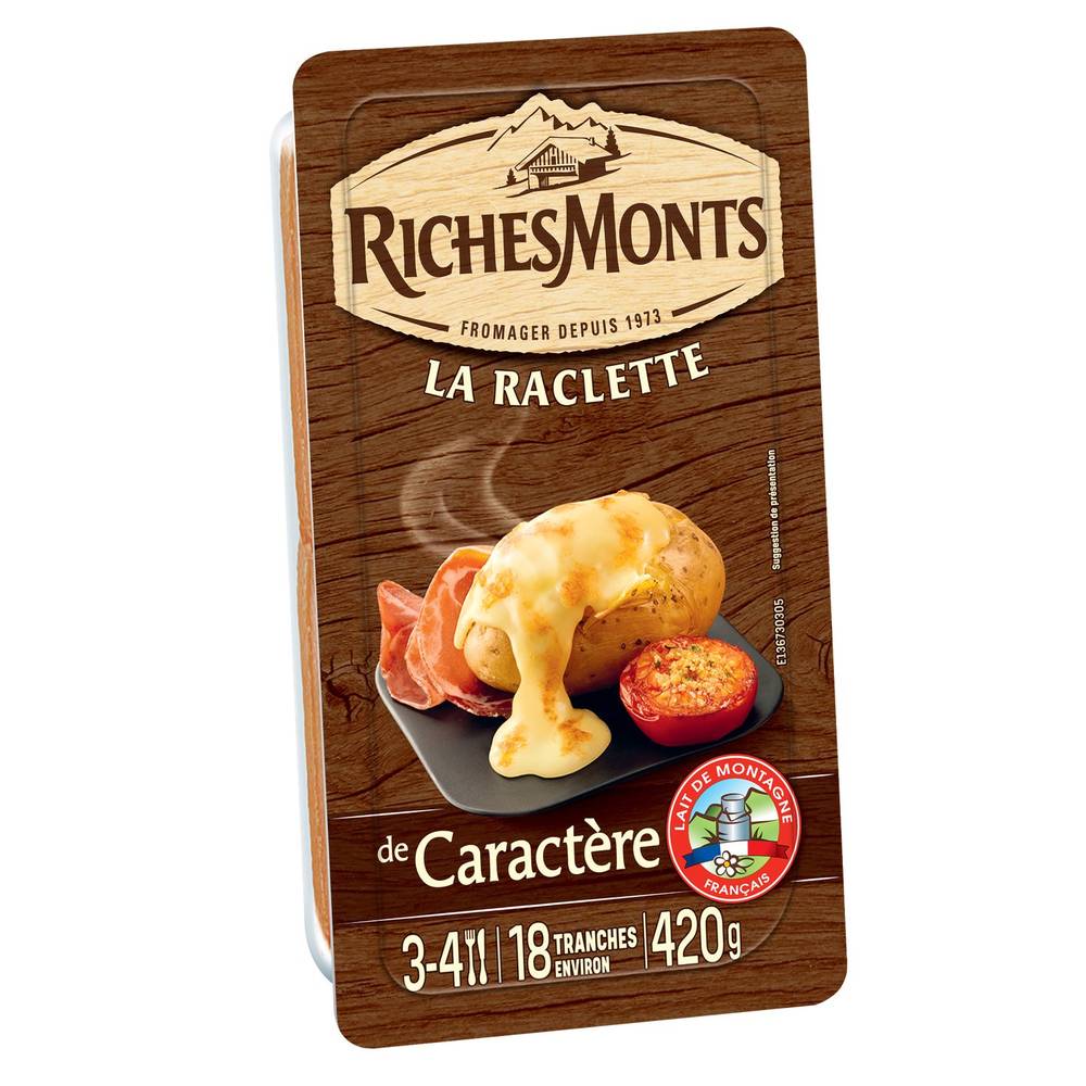 RichesMonts - Fromage à raclette de caractère (420g)