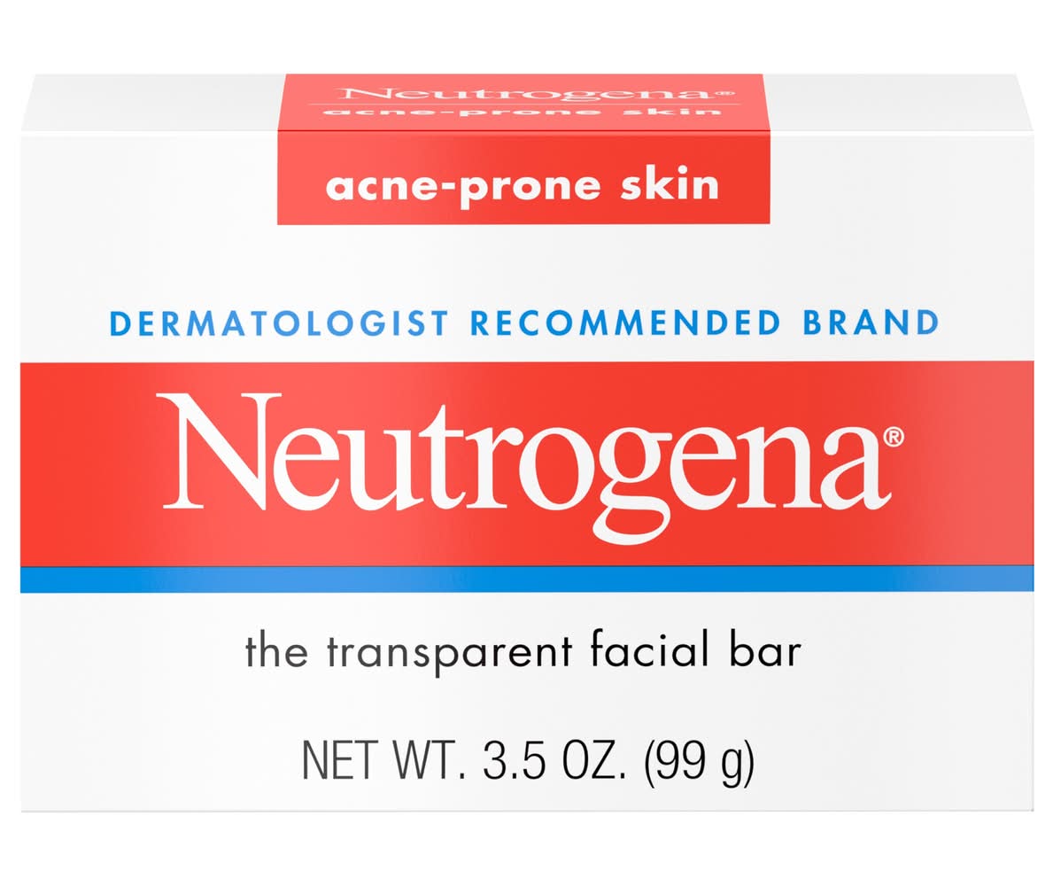 Neutrogena Acne-Prone Skin Transparent Facial Bar (3.5 oz)