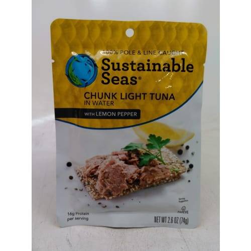 Sustainable Seas Chunk Light Tuna With Lemon Pepper (2.6 oz)