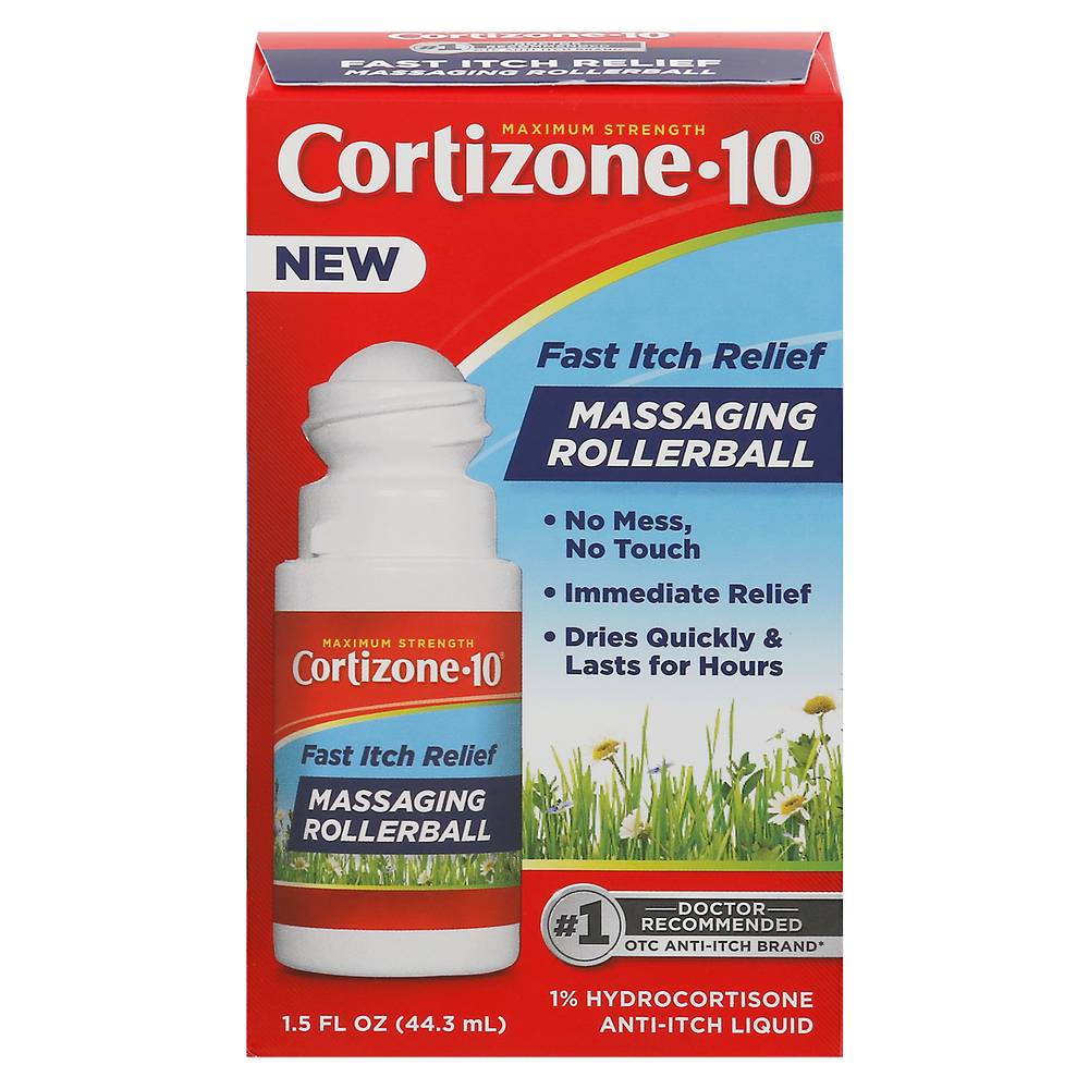 Cortizone-10 Fast Itch Relief Massaging Rollerball (1.5 fl oz)