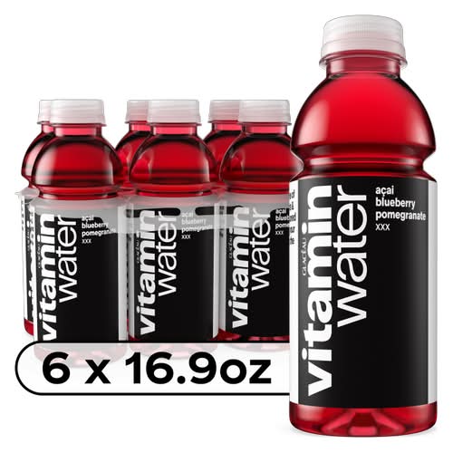Vitaminwater Flavored Water, Assorted (6 x 16.9 fl oz)