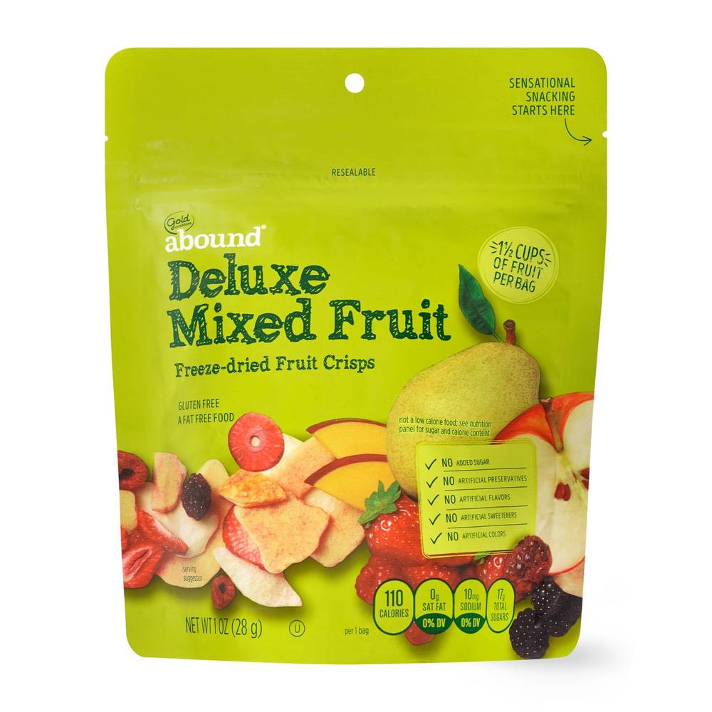 Gold Emblem Abound Mixed Fruit Crisps, 1 Oz