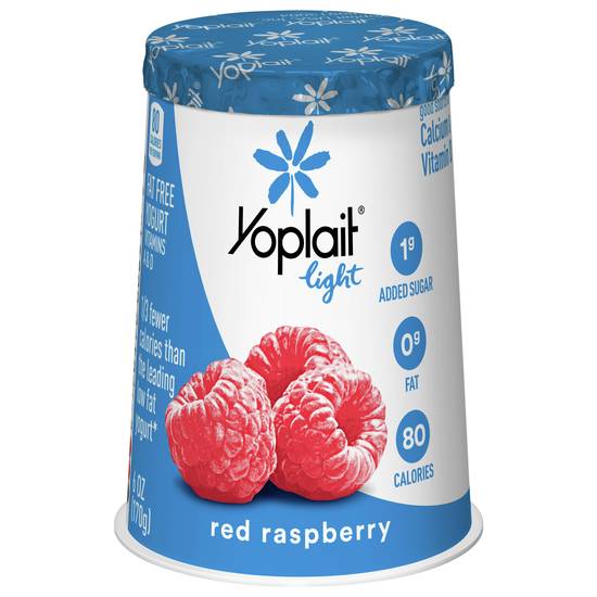 Yoplait Light Red Raspberry Fat Free Yogurt
