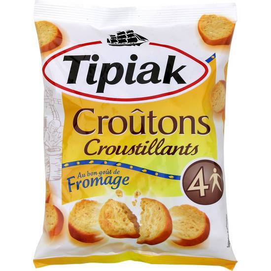 Croûtons croustillants goût fromage - tipiak - 90g