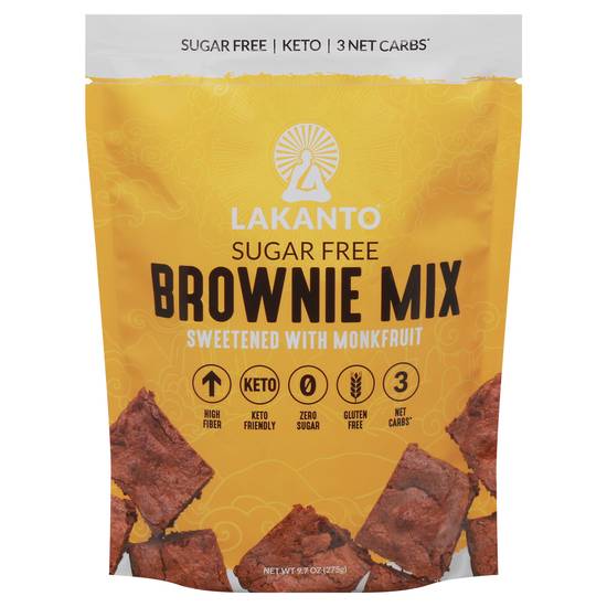 Lakanto Sugar Free Brownie Mix Sweetened With Monkfruit