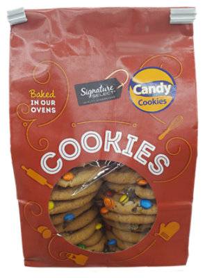 Signature Select M&M Candy Chocolate Chip Cookies - 18 Count