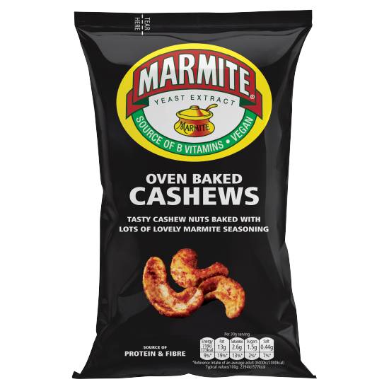 Marmite Oven Baked Cashews (90g)