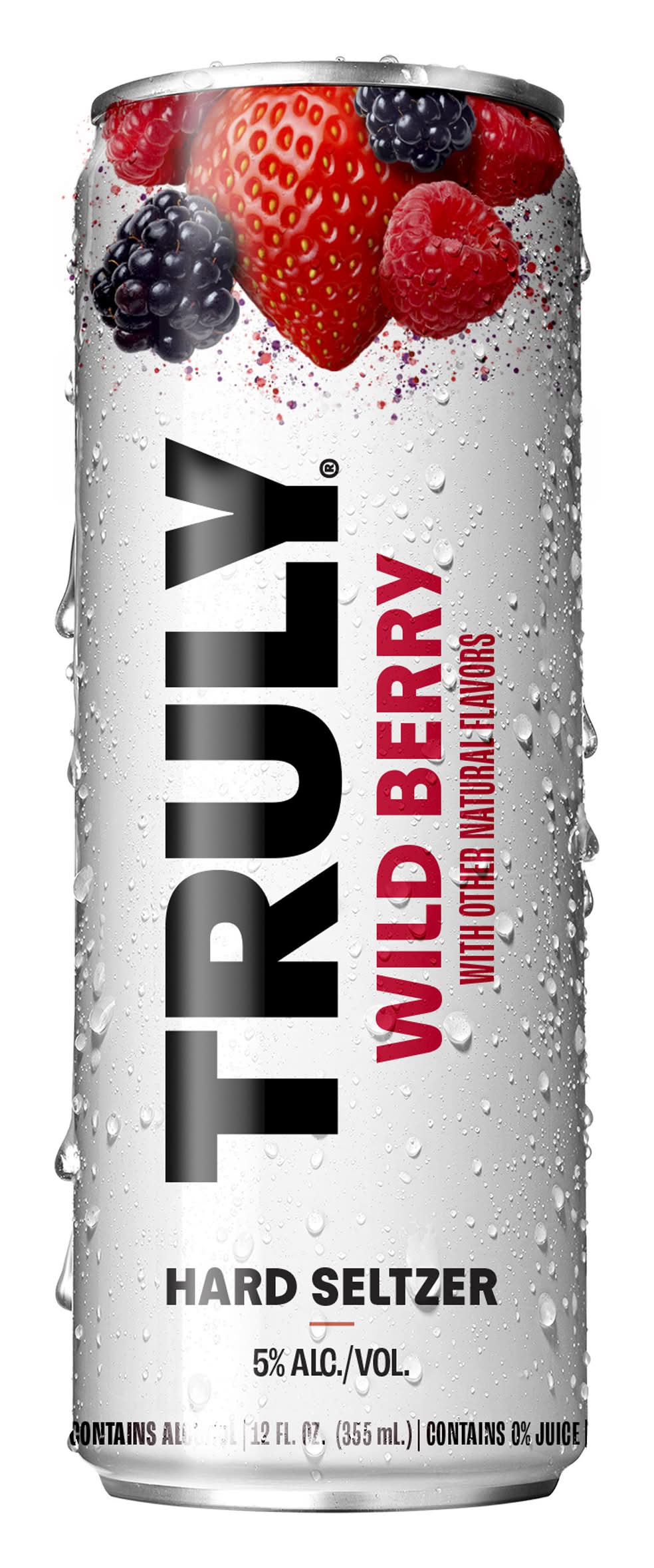 Truly Hard Seltzer , Spiked & Sparkling Water, Wild Berry (6 x 12 fl oz)