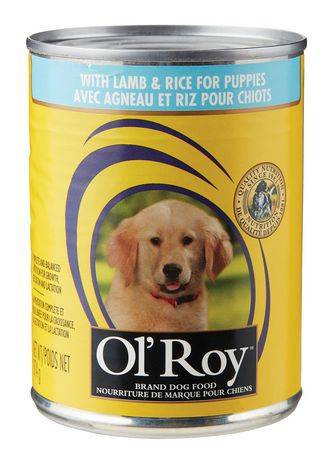 Ol roy hotsell canned puppy food