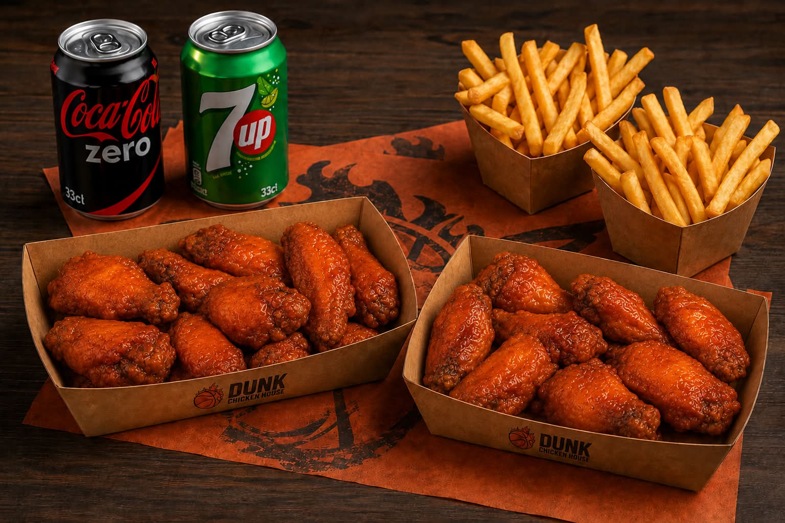 🏀 MENUS DUO DUNK HOT WINGS 🐓