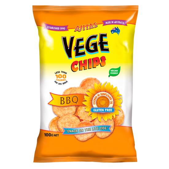 Vege Chips Bbq 100g