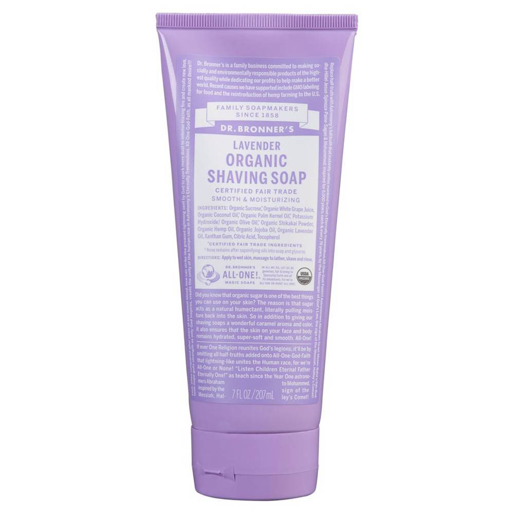 Dr. Bronner's Organic Shaving Soap Lavender (207 g)