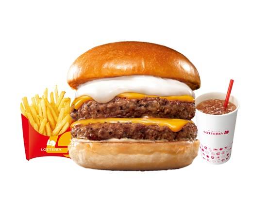 【セット】ダブル絶品チーズバーガー Double Ultimate Cheeseburger Set