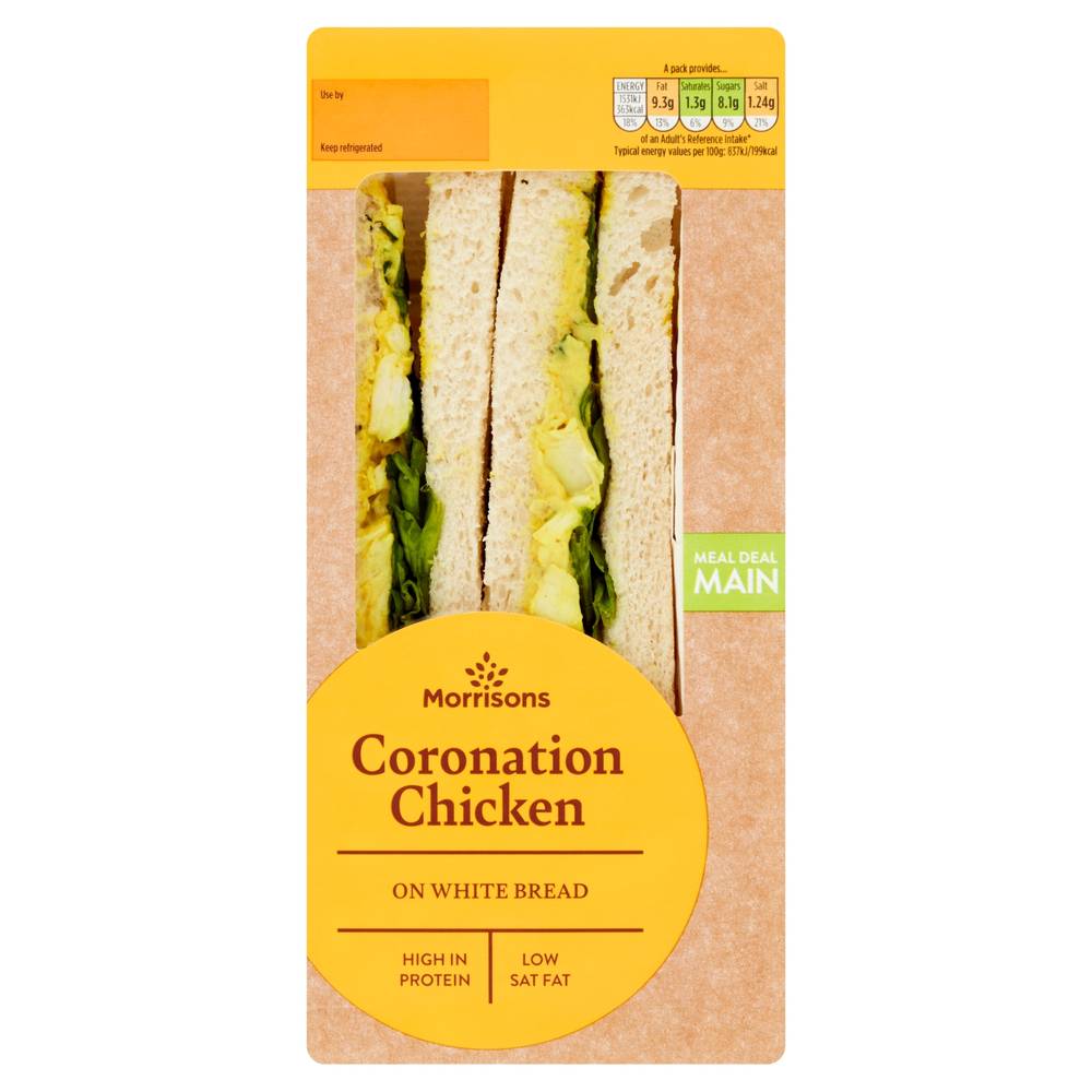 Morrisons Coronation Chicken Sandwich