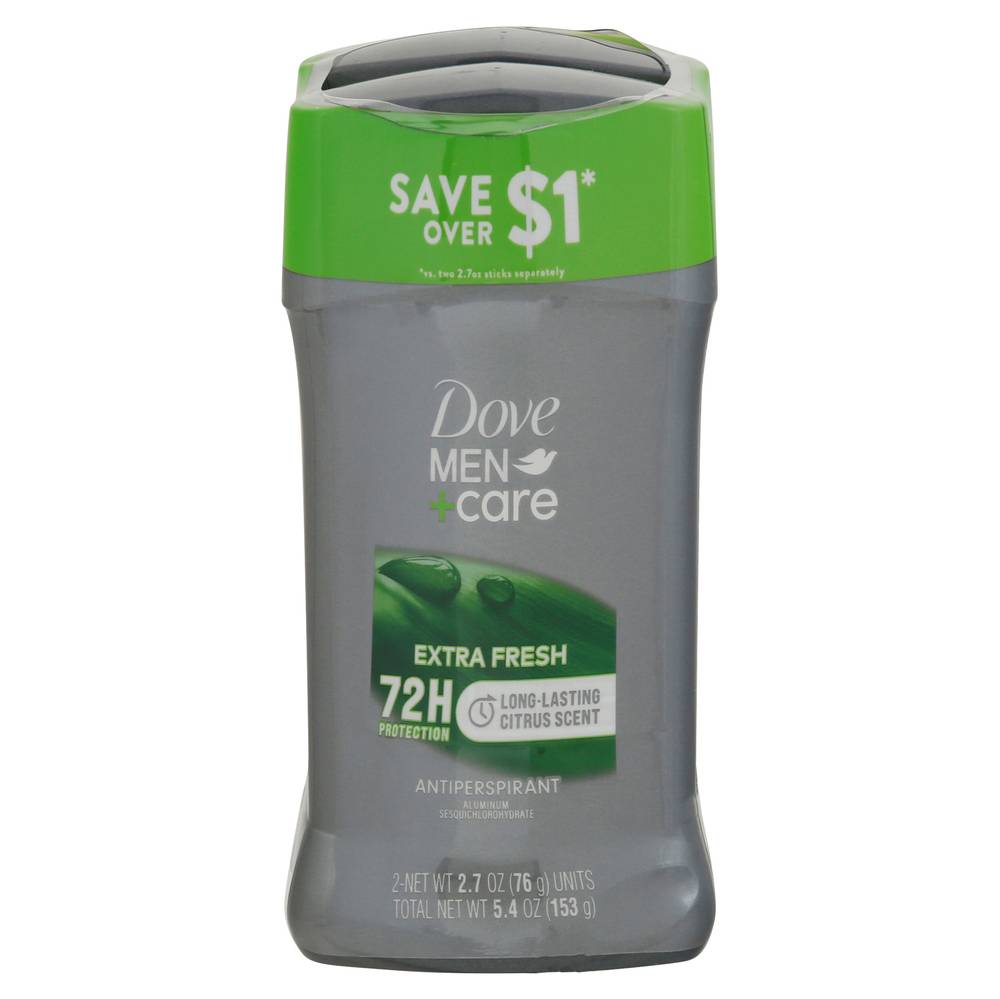 Dove Men+Care Twin pack Extra Fresh Antiperspirant (5.4 oz)