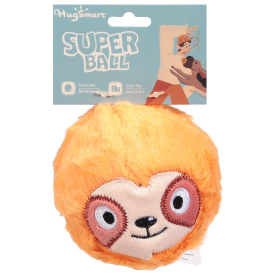 Hugsmart Super Ball Zoo Ball Sloth Plush Toy
