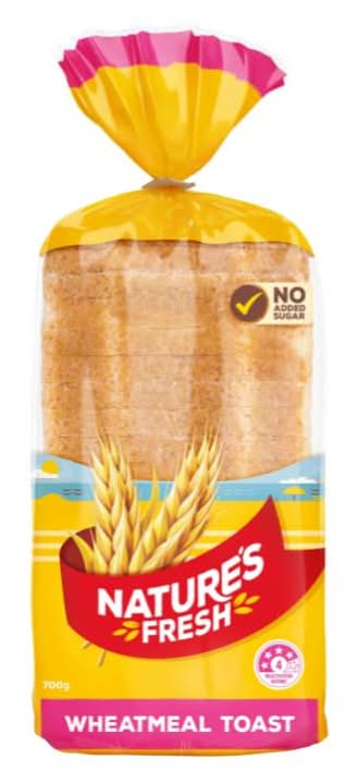 Natures Fresh 700gm Wheatmeal Toast