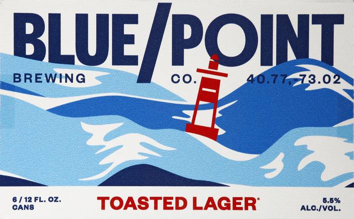 Blue Point Toasted Lager Beer (6 ct, 12 fl oz)