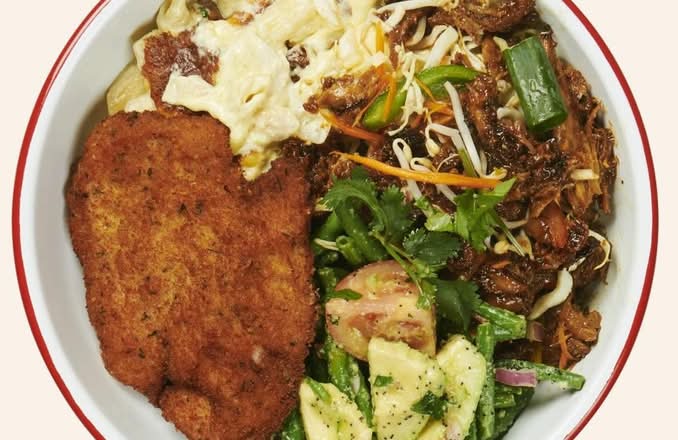 Chicken Schnitzel Dinner