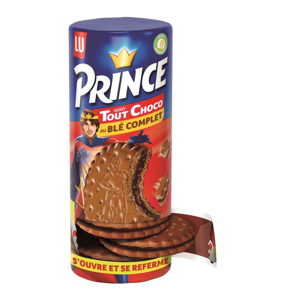 LU - Prince biscuits au cacao maigre et fourrés parfum chocolat (300g)