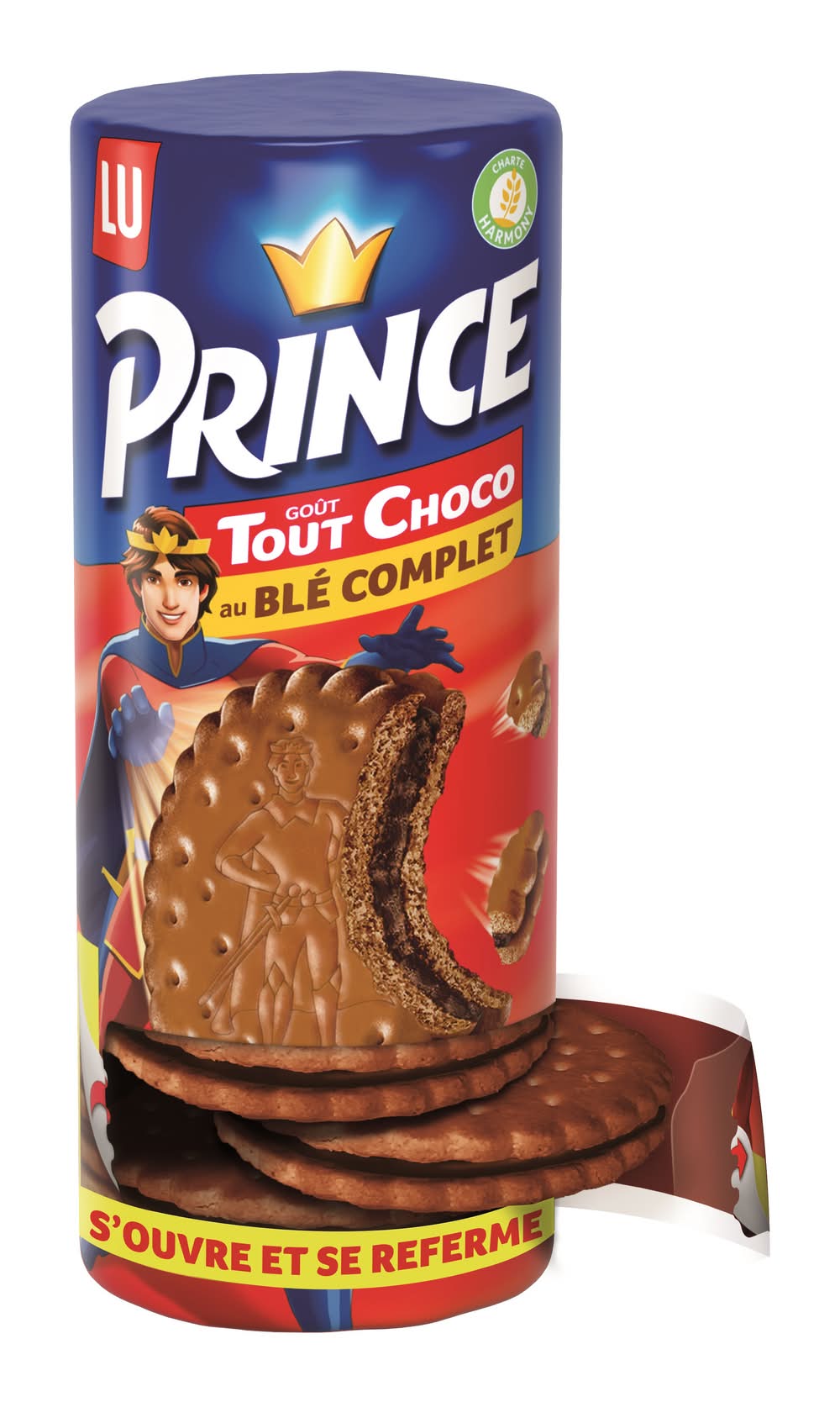 Prince - Biscuits fourré au blé complet, tout choco (15)