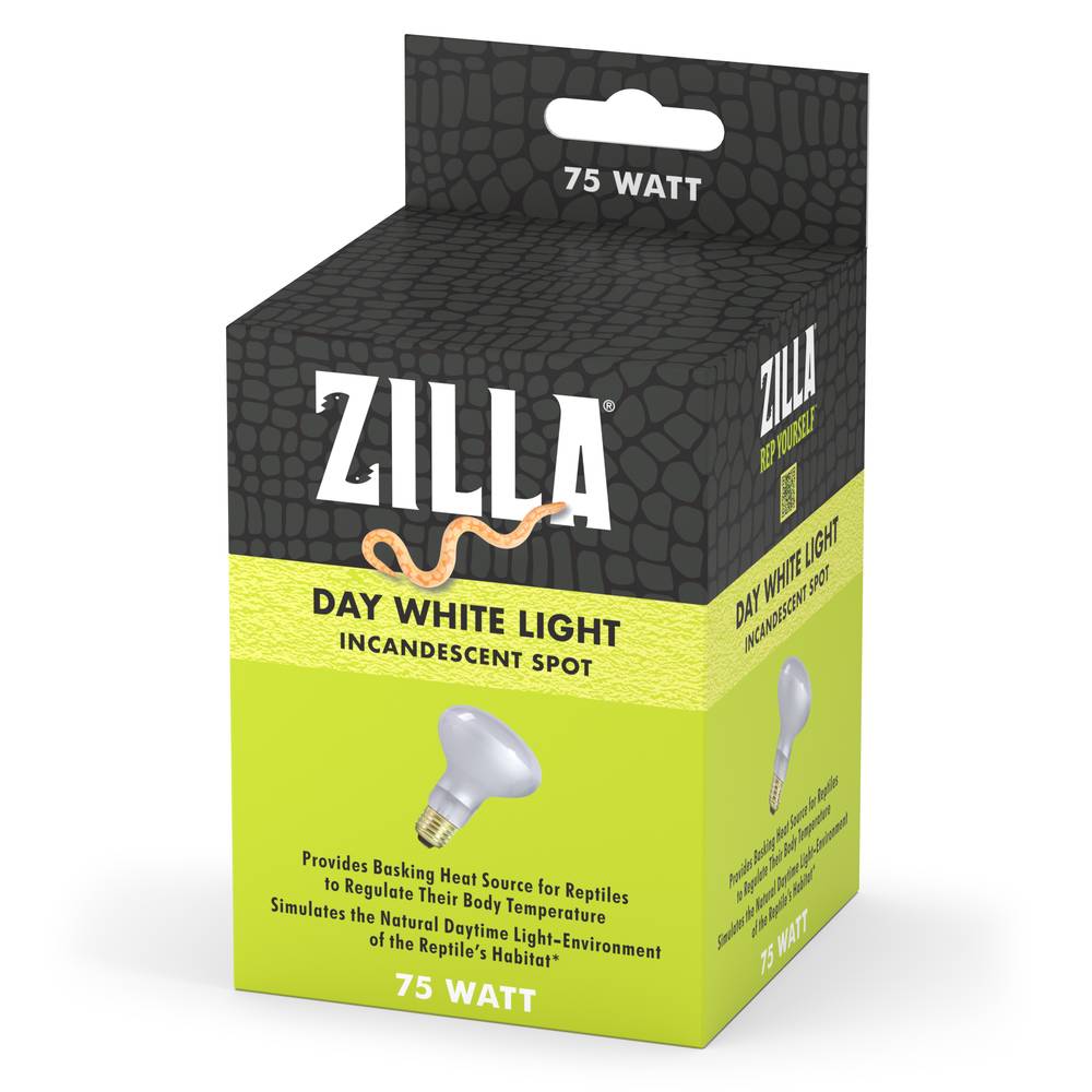 Zilla Incandescent Spot Bulbs Day White 75 Watts