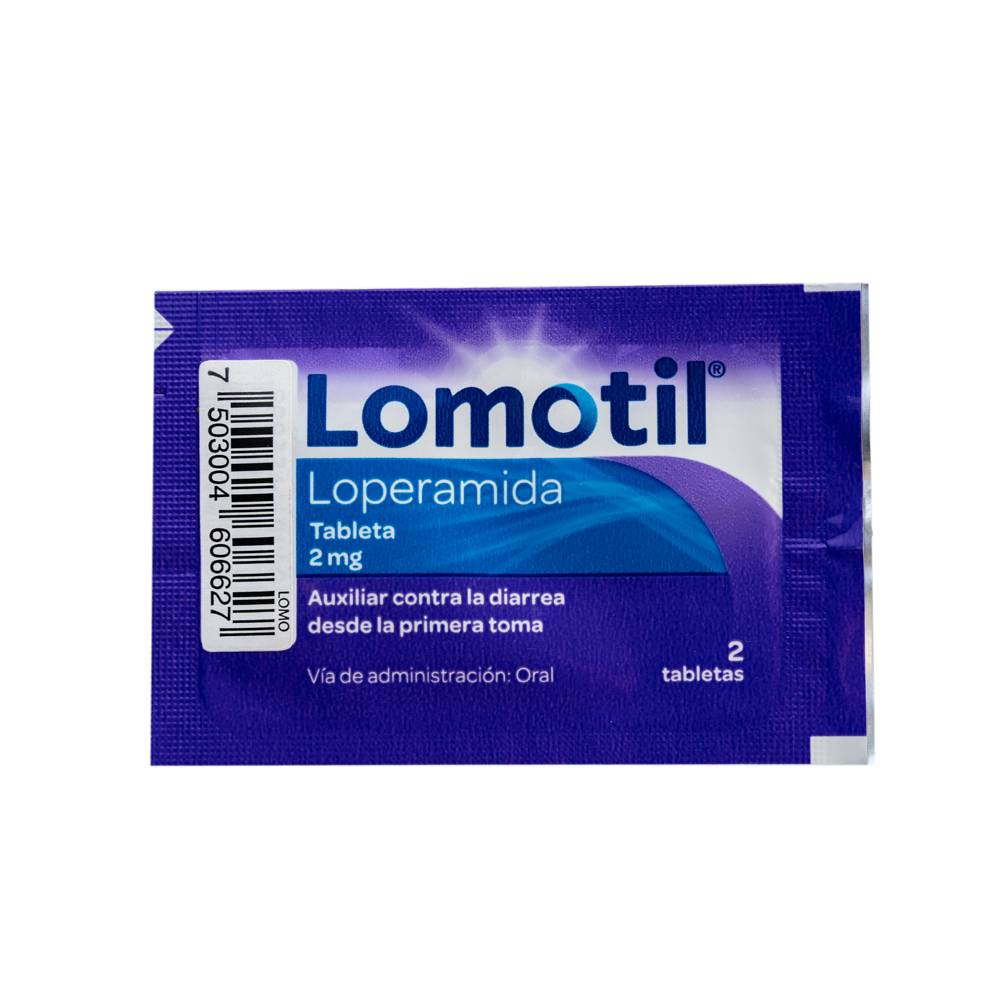 Lomotil loperamida tabletas (2 un)