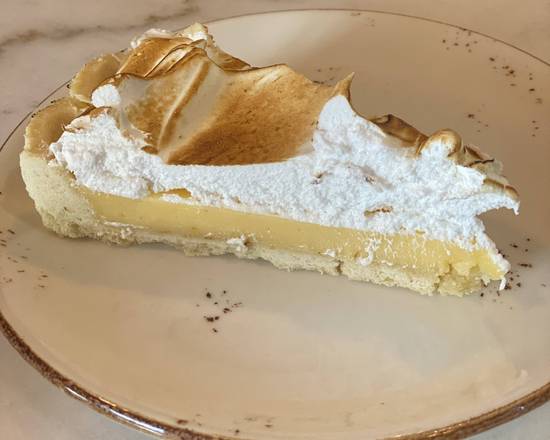 Tarta z lemon curd i bezą włoską