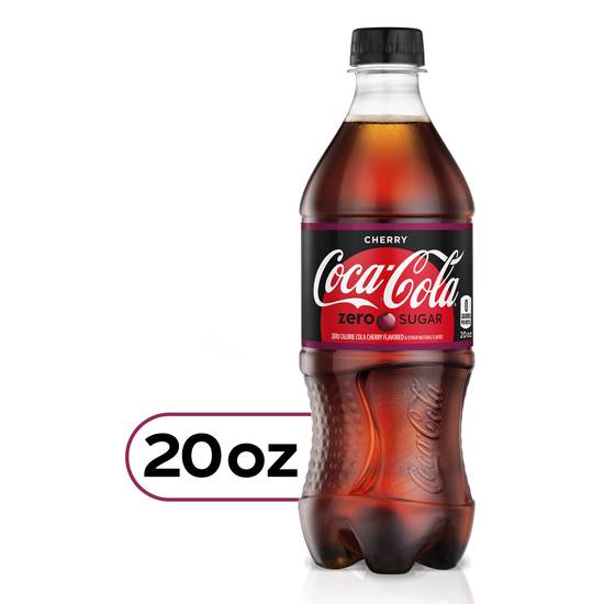 Order Coca-Cola Zero Soda Cherry (20 oz) food online from Rite Aid store, Shawnee on bringmethat.com