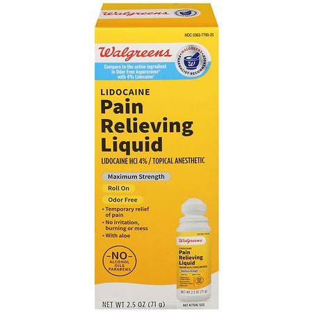 Walgreens Maximum Strength Pain Relief Roll-On Liquid