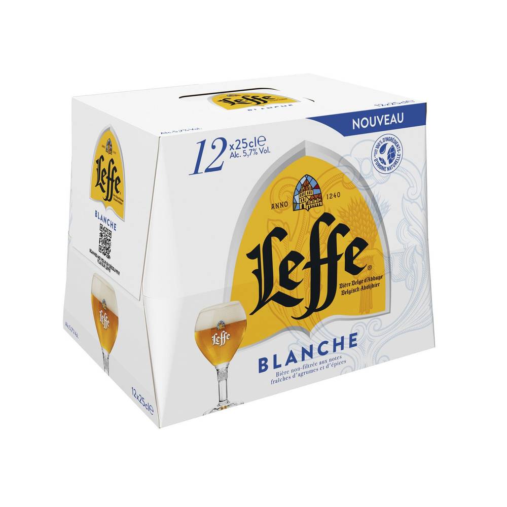 Bière Blanche LEFFE - Le pack de bouteilles