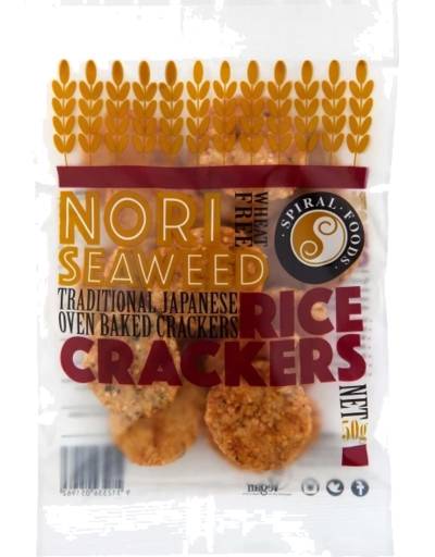 Spiral Foods Nori Seaweed Rice Crackers 50g