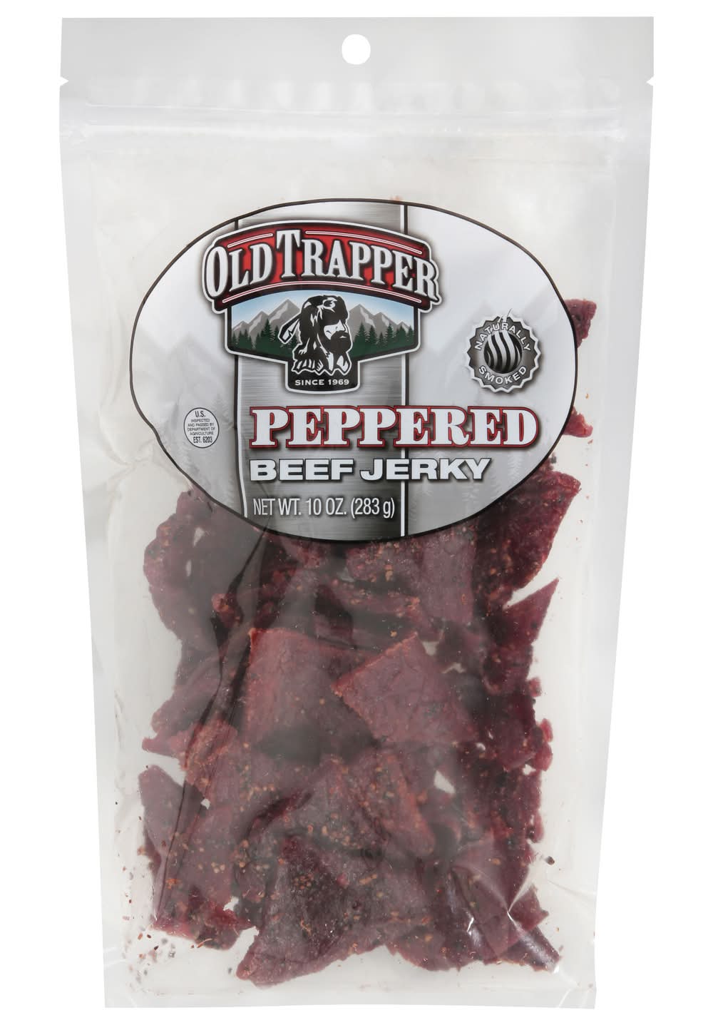 Old Trapper Beef Jerky, Peppered (10 oz)