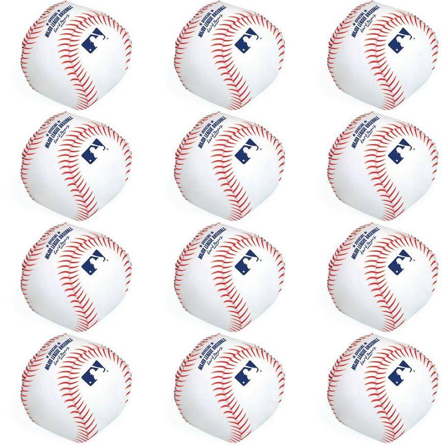 Party City Plush Mlb Baseballs (12 ct)