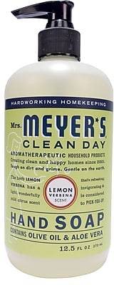 Mrs. Meyer's Clean Day Hand Soap, Lemon Verbena Scent, 12.5 fl oz (651321)