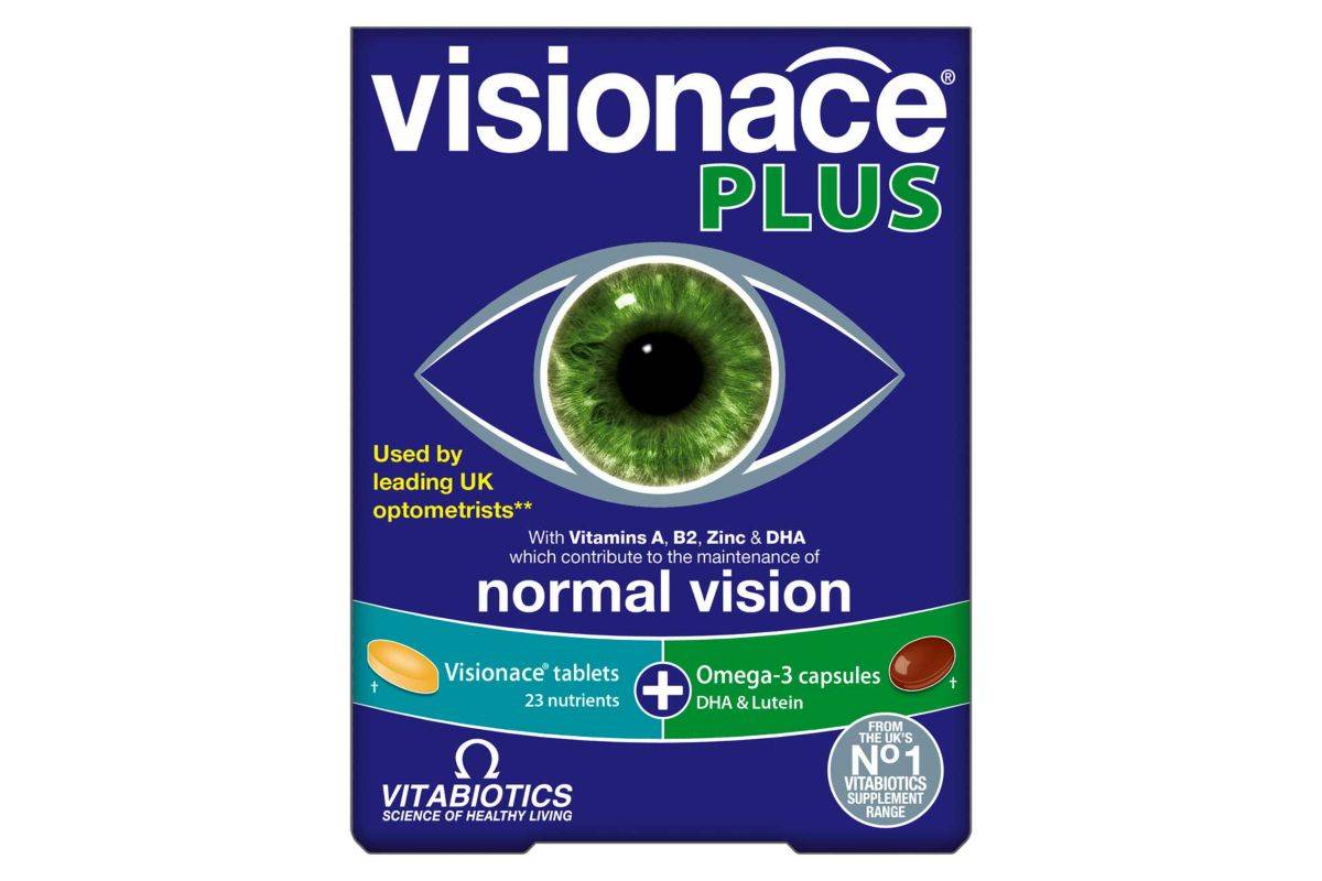 Vitabiotics Visionace Plus Omega-3 - 56 Tablets