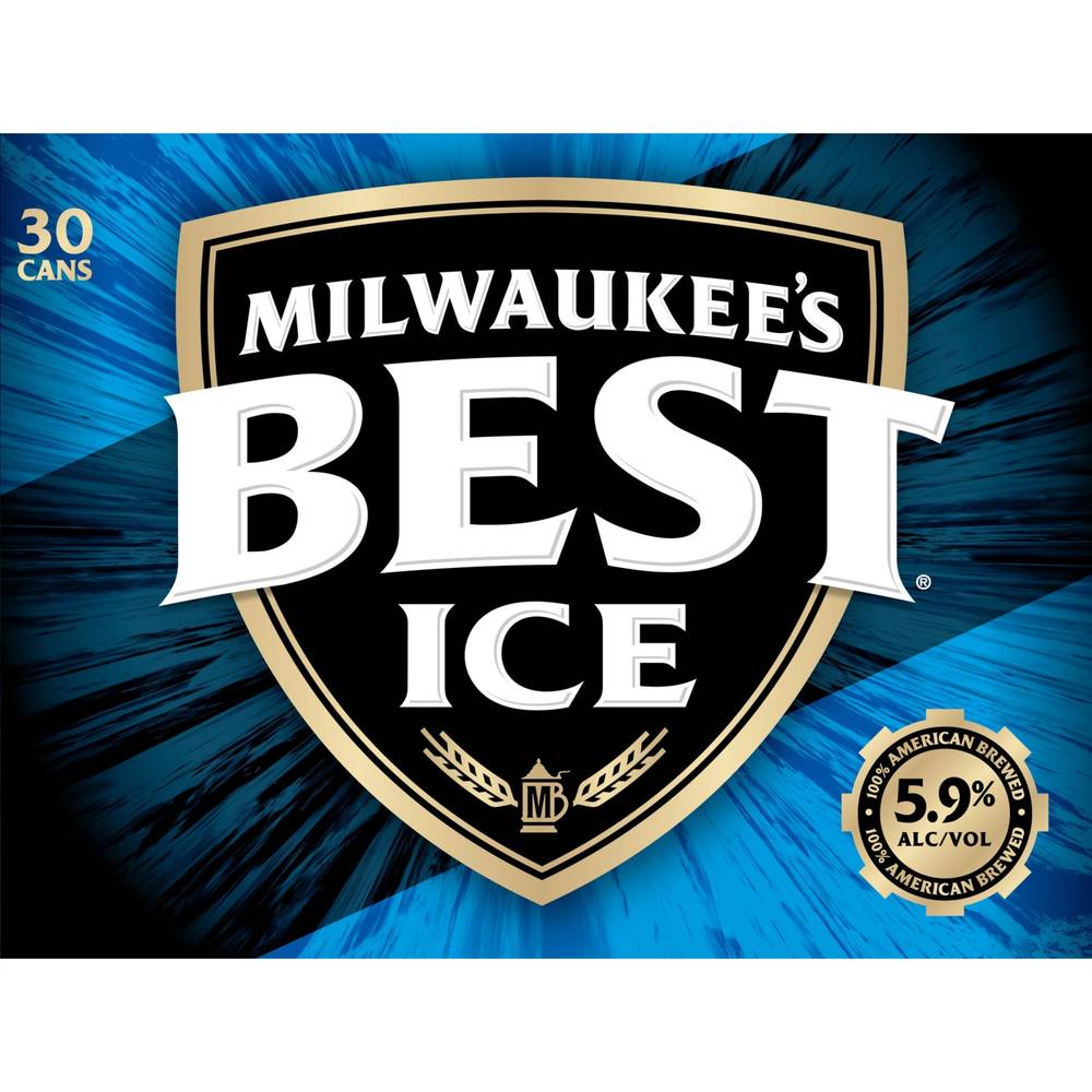 Milwaukee's Best American Lager Ice Beer - 12 fl oz, 30 pk