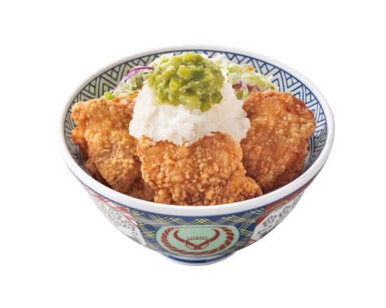 鬼おろしわさびから揚げ丼