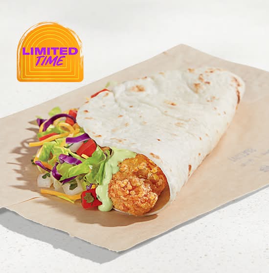 Avocado Ranch Crispy Chicken Taco