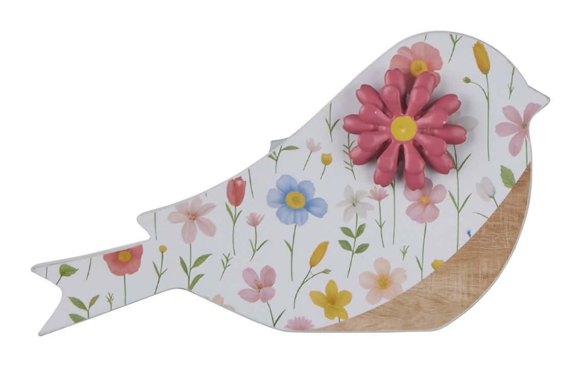 TrueLiving Tabletop Wooden Bird Decor With Assorted Designs
