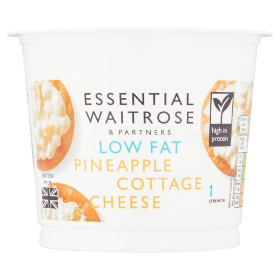 Essential Waitrose & Partners Low Fat Cottage Cheese (pineapple)