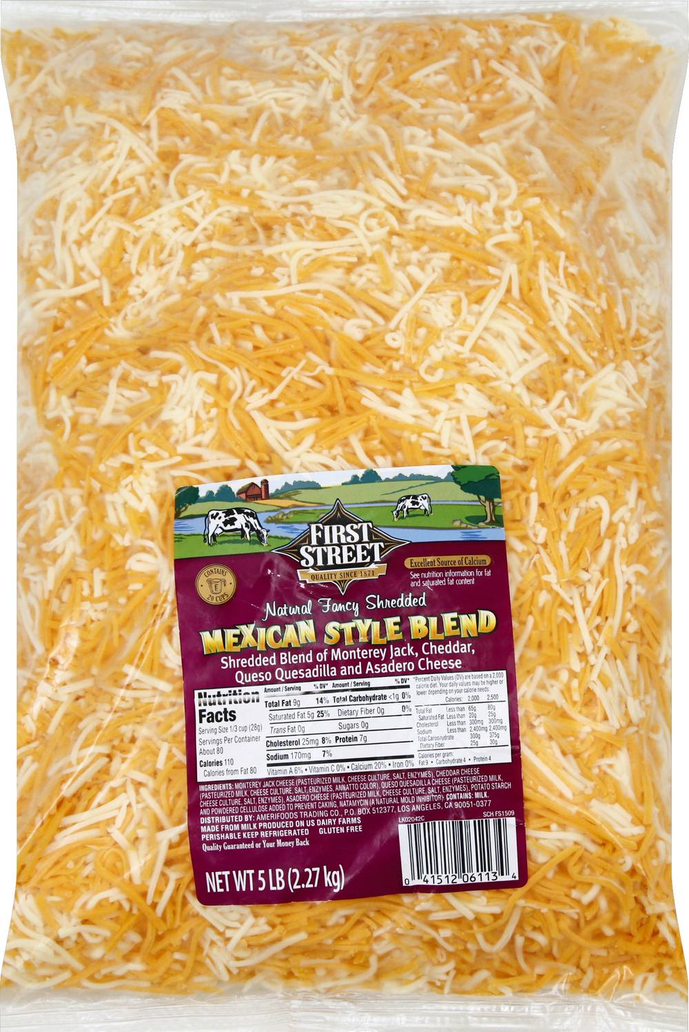 First Street Shredded Mexican Blend Cheese