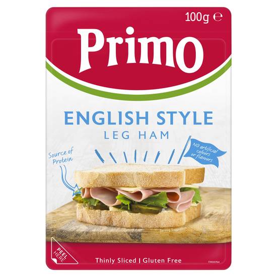 Primo English Style Ham Thinly Sliced 100g