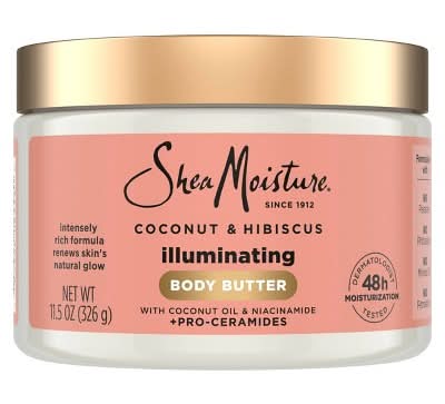 SheaMoisture Illuminating Body Butter, Coconut-Hibiscus (11.5 oz)