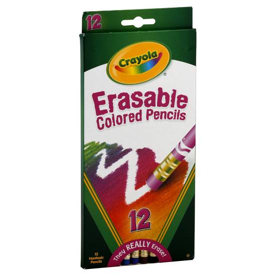 Crayola Erasable Colored Pencil Set Assorted Colors